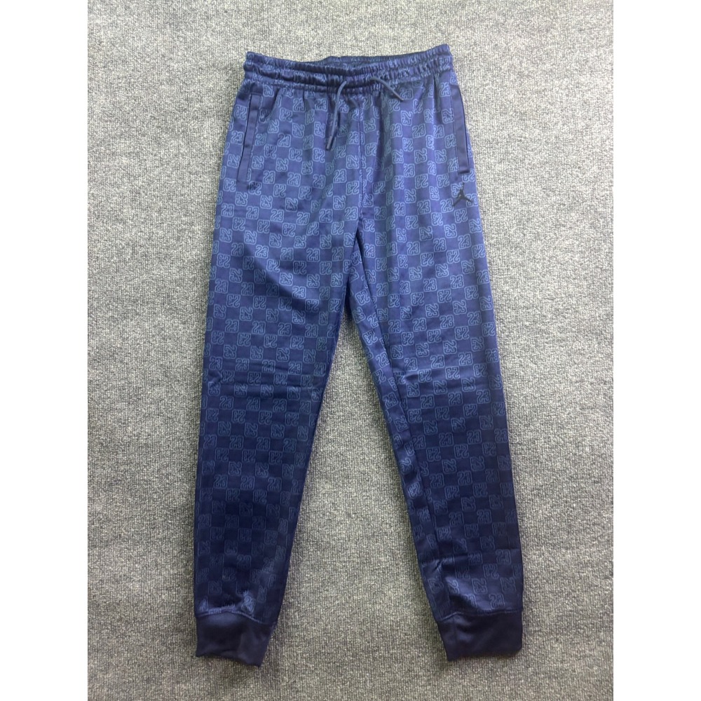 Jordan‎ Joggers Kids L Navy Blue Monogram 23 Print Jumpman Sweatpants